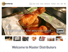 Tablet Screenshot of masterdistributors.com.au